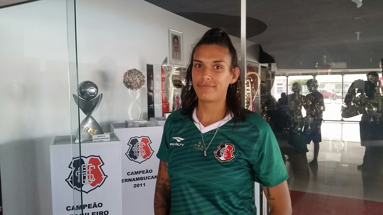 Johanna Chamorro acumula passagem pela seleção argentina e agora reforça o Tricolor (Renato Torres/LeiaJáImagens)